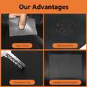 OcePor Self Adhesive Leather Repair Patch, 17 x 160 inch Leather Repair Tape, Leather Patches for Furniture, Vinyl Leather Repair Kit for Couches, Boat Seats, Furniture, Cars(Ivory Gray)