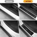 4PCS Car Door Edge Guards Door Sill Protector for Honda 2023-2025 2026 HRV HR-V Accessories ABS Plastic Material Matte Black Car Door Threshold Protection