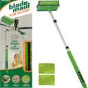 Blade Maid Ceiling Fan Cleaner- Cleaning Tool with 3 Foot Extendable Pole, Cleaning Head, Reusable Fiber Duster Green