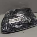 Extra Large Storage Duffle Bag with Zippers and Handles, Big Foldable Duffle Bag for Travel (Black)