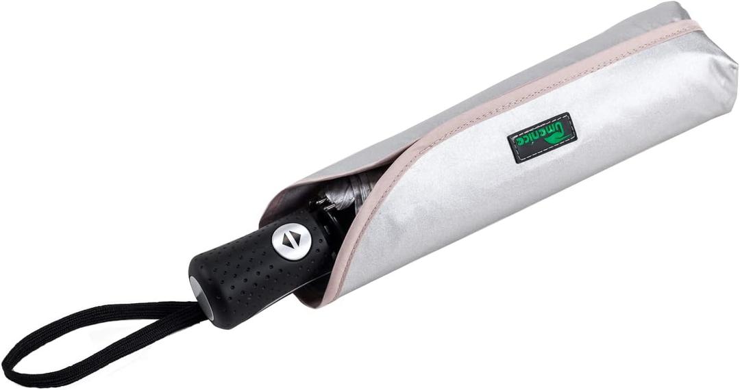 UPF 50+ UV Protection Travel Umbrella Ultra Light Weight (Pink)