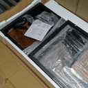 20 Gallon Aquarium Stand with Power Outlets Fish Tank Stand with 3 Drawers Metal Frame Heavy Duty Reptile Tank Stand with 3-Tier Storage Shelves,Left/Right Assembly, Adjustment Height (Brown)