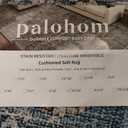 GarveeHome Area Rug 8x10 Washable Living Room Rug Non Slip Distressed Floor Cover Foldable Low Pile Traditional Accent Rug Floral Print Soft Throw Carpet for Bedroom Dining Room Office, Blue