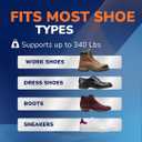 Dr. Scholls Advanced Pain Relief Insoles for Men Women, Heavy Duty Orthotics Inserts for Work Shoes & Boots, Plantar Fasciitis & Arch Support, Flat Feet, Shock-Absorbing, Supports up to 340 lbs