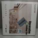 STICKGOO PVC Ceiling Tiles, 2'x2' Glue Up Ceiling Panel White to Prevent Breakage Cover 48 Sq. Ft, Pack of 12 Tiles, 24"x24"