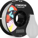 Comgrow PETG 3D Printer Filament 1.75mm, High Precision and Tough 3D Printer Filament 1kg (2.2LBS), Dimensional Accuracy +/- 0.02 mm, Fit Most 3D Printers Grey