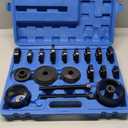 Orion Motor Tech Wheel Bearing Press Kit for Front Wheel Drive Bearing Removal & Installation, 24pc Wheel Bearing Puller Tool Set with Sliding Screws Universal Bushings Sleeves (blue)