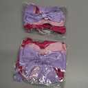 3Pcs Satin Hair Accessories: Big Bows, Hair Ties, and Long Tail Clips for Women and Girls (Purple, Pink, Magenta) 2 Pack