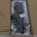 MyGift Faux Succulent Plant Arrangement in 12-Inch Gray Cement Pot