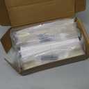 10 Pack Square Brushed Gold Cabinet Pulls, 5 Inch(128mm) Hole Centers Brushed Gold Cabinet Handles Hardware for Kitchen Cupboard Closet Bathroom Dresser Drawer, Solid Zinc Alloy