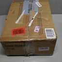 Portable Closet Wardrobe for Small Room, 35-Inch Clothing Organizer Storage Rack with 2 Clothes Hanging Rods and 4 Shelves, Non-Woven Fabric Cover, Black