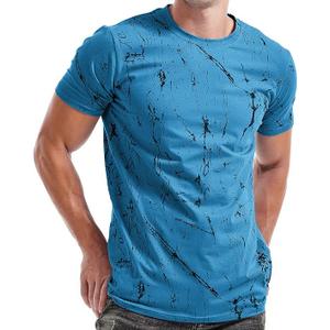 KLIEGOU Mens Hipster Hiphop Tees - Fashion Print T-Shirts, M