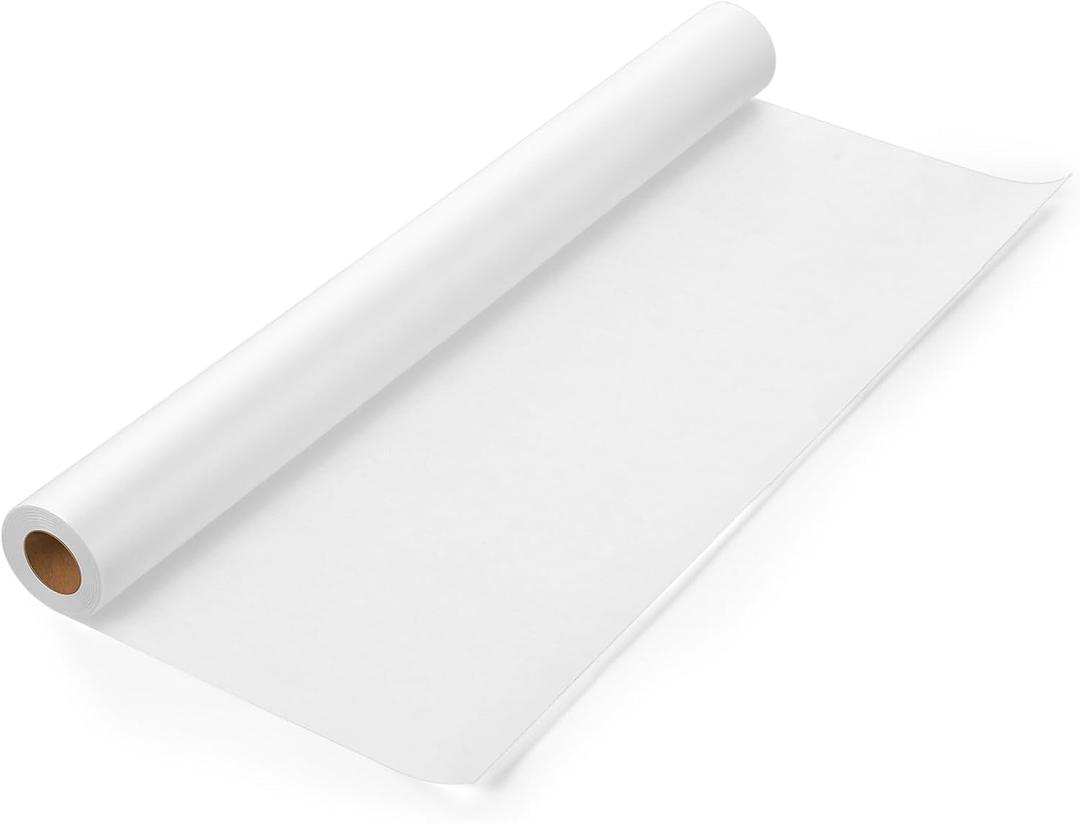 Tracing Paper Roll 36in x 35yd, White Trace Paper Pattern Paper Translucent Tracing Paper for Sewing, Drawing, Sketching, Gift Wrapping