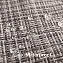 Kevin Textile Pack of 2 Decorative Outdoor Waterproof Throw Pillow Covers Stripe Square Pillowcases Modern Cushion Cases for Patio Couch Bench 20 x 20 Inch Grey