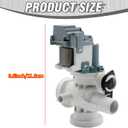 Anxingo DC96-01585L Washer Drain Pump, Replacement for WF210ANW/XAA-04 WF361BVBEWR/A2-01 WF433BTGJWR/A1-00 WF433BTGJWR/A2-00 Washing Machine, Replaces DC96-01585L