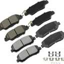 cciyu D1623 & D1846 Front & Rear Ceramic Disc Brake Pads Kit For Mazda CX-5 2016-2021