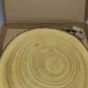 KOUROU Cake Stand Natural Wood Cake Stand with Legs, 11.5-13 Inches Dessert Accessories Cake Rustic StandCentral Decoration for Festival Party/Baby Party/Wedding/Birthday/Natural Simple Parties