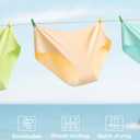 High Waisted Seamless Underwear for Women No Show Panties Sexy Cheeky Bikini Scalloped Edge Breathable Briefs 7 Pack (L)