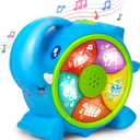 Musical Toy for Kids 1, 2 Year Old Boys Girls, Montessori Educational Learning Toy with Sound, Lights & Shape Sorter for Toddler Age 1-2, First Christmas 1st Birthday Gift for Baby 12-18 Months