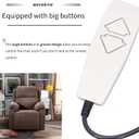 Universal Remote Control for Power Recliner Lift Chairs, 2 Button, 5 Pin Hand Control