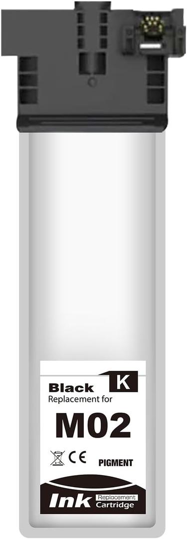 Remanufactured M02 Ink Cartridge M02120 Black Replacement for Workforce Pro WF-M5799 WF-M5299 (1 Pack)