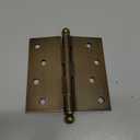 Nostalgic Warehouse Ball-Tip Residential Door Hinge with Square Corners