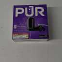 PUR Vertical Faucet Mount Water Filtration System with Lead Reducing Filter for Cleaner, Filtered Tap Water, Lasts 100 Gallons, Sink Water Filter, Fits Most Kitchen or Bathroom Faucets, Black