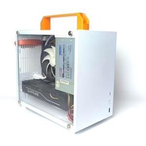 SharGwa PC K77s Matx Case Small Compact Mini Tower Gaming PC Case Supports 28cm GPU 120 Water Cooling and ATX/SFX Power Supply (with Transparent Tempered Glass Side Panel)