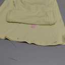 QINSEN Women's Square Neck with Lace Detail Long Maxi Dress Sleeveless Lounge Ribbed Full Length Dresses (Lemon Yellow)