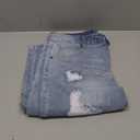 QIMYUM Mens Ripped Jeans, Distressed Destroyed Slim Fit Straight Leg Denim Pants Size:32