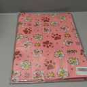 RiukRaiu Christmas Cat Wrapping Paper for Kids - Pink Xmas Gift Wrap Red Green Plaid Paw Prints Gingerbread Santa Hats for Holiday Presents & Party Gifts - 4 Jumbo Sheets, 40 X 28 Inches Each Pack of 2