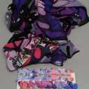 Gejoy 6 Pieces Butterfly Costume with Mask Antenna Headband Halloween Party