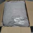 Heated Blanket King Size with 1/2/4/6/8 Hours Auto-Off 10 Heat Level, 90'' * 100'' Cozy Faux Rabbit Fur Bubble Electric Blanket with Overheat Protection (Light Grey)