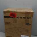 OhGeni Queen Air Mattress with Built in Pump, Inflatable Blow Up Mattress 18 Raised Comfort,Upgraded Surface Portable Mattress, Air Bed for Camping, Home and Guest, Colchone Inflable, 650 lbs Max