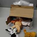 20 Sets Adopt A Puppy Favors for Kids Include Mini Plush Dog Stuffed Puppy Toys, Pet Birthday Hats and Kraft Dog Boxes for Toddler Animal Theme Birthday Party Gifts