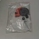 Black Flush Mount Ceiling Light Fixtures, 2-Light Ceiling Mount for Farmhouse with Seeded Glass Lampshade, Industrial Flush Mount Light Fixture Farmhouse for Hallway, Kitchen, Entryway and Foyer