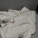 JEMITOP Men's Pure Cotton Vintage Short Sleeve Lace Up Shirts for Renaissance Pirate Viking Medieval Costume (3X-Large, Ivory White)