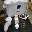 900W Macerator Pump, Macerating Toilet System with 2 Outlets/5 Inlets, Sewage Pump for Basement, Sink, Toilet, Laundry, Kitchen