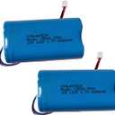 AOLIKES 5200mAh Battery Replacement for AOSU SolarCam P1 SE/ DC8L/C8L P1 Lite/C9E2CA11 SolarCam D1 SE / D1 Classic / C6L WirelessCam Lite Battery -2 Pack