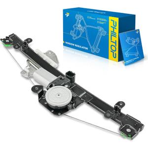 PHILTOP Front Right Passenger Side Power Window Regulator and Motor Assembly Compatible with 2013-2018 Nissan Altima Replaces 748-065(6 Pins)