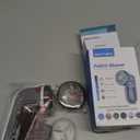 BEAUTURAL Fabric Shaver and Lint Remover, Sweater Defuzzer with 2-Speeds, 2 Replaceable Stainless Steel Blades, Battery Operated, Remove Clothes Fuzz, Lint Balls, Pills, Bobbles Gray