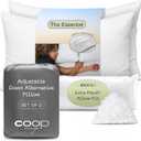 Coop Home Goods Essence Down Alternative Pillow Set of 2, Queen Size, Best Pillows for Sleeping, Adjustable Alternative to Down Pillows, Luxury Hotel Pillow for Back, Stomach or Side Sleepers