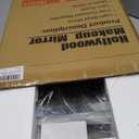 HNV 16"x12" Vanity Mirror with Lights, Hollywood Lighted Makeup Mirror with 10X Magnification, Smart Touch Control, 3 Color Dimmable LED, Square Frame Tabletop or Bathroom Dresser Mount (White)