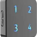 Extra Wireless Plug-in Receiver for HTZSAFE Solar Alarms- Up to 4 Zones and Each Zone has 35 Optional Melodies- 4 Adjustable Volume Levels