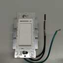 GE Rocker Dimmer Switch Rocker On Off Light Switch Dimmer Switches for LED Lights Single Pole or 3 Way Dimmer Light Switch Energy Saving UL Listed White 10464