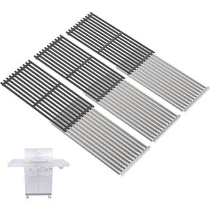 Replacement Kit for Charbroil Commercial 3-Burner 466242516, 17" x 8⅛" emitter plate