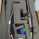 Houzer AZUPD-968-PC Azura Hidden Pull Down Kitchen Faucet, Polished Chrome