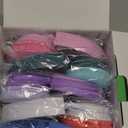 iClever Kids Headphones for School K-12, 85dBA Safe Volume, Tangle Free, 3.5mm Jack, HD Stereo, Swivel Foldable Kids Headphones with Cord for Classroom/Student/Tablets/Laptop, Bulk 5Pack (Colorful)