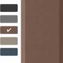 Ophanie Kitchen Mats for Floor, 9/10 Inch Thick Kitchen Rugs, Anti Fatigue Standing Cushioned Mat, Waterproof,Comfort Ergonomic Mat for Office, Home, Sink, 20'' x 48'' Brown Non-Slip Bottom (48"L x 20"W x 0.9"Th)