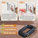 ACVITA Heated Fascia Knife  Electric Muscle Massager & Gua Sha Tool for Deep Tissue Release, Pain Relief, Muscle Recovery, and Relaxation (White)